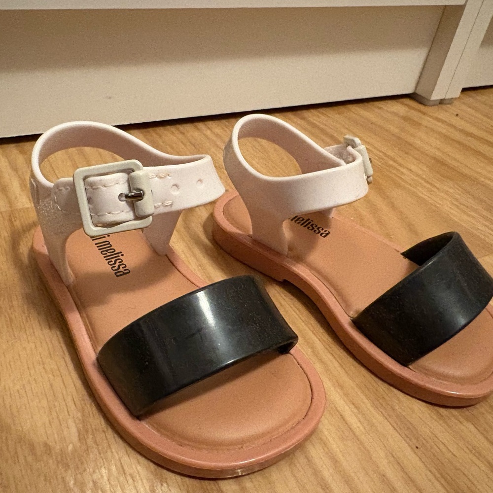 Melissa Black and White Sandals